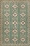 Green Cream Baklava Traditional Woven Base Washable Carpet Miravip9106