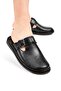 Mistra Genuine Leather Men's Slippers, Genuine Leather Slippers, Orthopedic Sole Slippers, Light Leather Slippers - 5