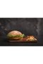 Natural Wood Hamburger & Toast Plate, Wooden Presentation Plate - 5