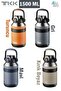 TKK 1500 ML Professional Camping Flask/Steel Thermos Dual Use with Straw/Comfortable Drinking 12/24 Insulation -2 - 3