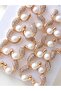 Xupıng Gold Minimal Koi Pearl Steel Earrings - 3