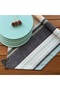 Placemat, 6-Piece Aqua Green Placemat and Table Runner Set, Creative Lines, New Collection