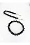Shiny Onyx Bracelet and Zaza Prayer Beads Set