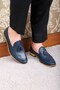 Tusa Genuine Leather Men's Classic Shoes, Loafer Classic Shoes - 5