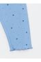 Self Patterned Baby Girl Tights with Elastic Waist - 3