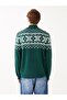 Lcw Casual High Collar Long Sleeve Patterned Men's Knitwear Sweater (W2) - 5