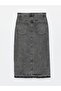 Slim Fit Women's Jean Skirt - 7