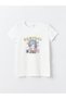 Crew Neck Printed Short Sleeve Girls' Shorts Pajama Set (S4) - 2