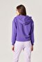 Women's Purple Hooded Sweatshirt F009-Pr - 3