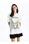  Crew Neck Printed Short Sleeve Women's T-Shirt