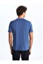Crew Neck Short Sleeve Printed Combed Cotton Men's T-Shirt - 5