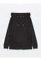 LCWAIKIKI Classic Hooded Plain Long Sleeve Oversize Women's Tunic - 6
