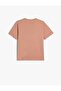 Boy's T-Shirt Slogan Printed Short Sleeve Crew Neck Cotton - 2