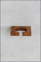 Adhesive toilet paper holder wooden toilet paper holder beech wood montessori