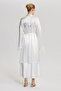 Otri̇ş Detailled Satin Bride Kimono - 5