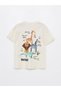 LCW Baby Crew Neck Printed Short Sleeve T-Shirt for Baby Boy - 3