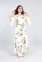 Girl's Chiffon Fabric Patterned Lined Daily Evening Dress - 5
