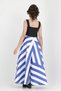Girl's Long Evening Dress Taffeta Fabric Zebra Pattern Special Day/Evening Dress Graduation Outfit - 7