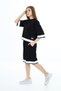 Girl's 100% Cotton Oversize Half Sleeve Shorts Top and Bottom Tracksuit Set - 3
