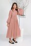 Girl's Long Length Pleated Chiffon Dress - 2