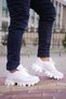 White High Sole Casual Sports Shoes Rm0114 - 3