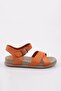 P31 Women's Cross Strap Sandals Genuine Leather Pink Nubuck