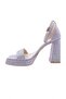 Women's Platform High Heel Shoes Purple Sand 7773275 - 3