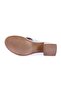 Women's Ankle Cross Strap Sandals White Genuine Leather 2532318 - 5