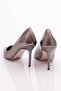 3725 Women's Heeled Shoes Platinum Patent Leather - 3