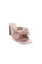 Rose Bow Women's Heeled Slippers - 24173261 - 2