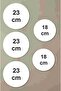Dekorize Mdf 5 Parça Çerçeve Görünümlü Tablo Set - 4