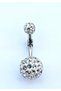 Epoxy Kaplama Göbek "sıngle", "lower", "double" Piercing (paslanmaz Çelik) - 4