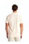 Polo Neck Short Sleeve Striped Men's T-Shirt - 5