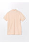 Polo Neck Short Sleeve Striped Men's T-Shirt - 7