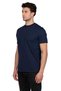 Hscstore Men's Basic Indigo T-shirt with Crew Neck - 8402 - 2