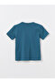 Crew Neck Printed Short-Sleeved Boys' T-Shirt - 2