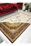 New Model Cream Pyramid Elastic Rug Cover Velvet - 4