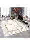 New Model Cream Pyramid Elastic Rug Cover Velvet - 5