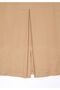 Maxi Length Classic Camel Back Slit Zippered Skirt - 6
