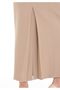 Maxi Length Classic Camel Back Slit Zippered Skirt - 4