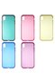 Apple iPhone Xr 6.1 Compatible Case Colorful Transparent Structure Silicone Cover - 3