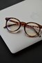 Rebecca Unisex Women Men Blue Light Protected Blue Block Leopard Transparent New Season Vintage Glasses - 4