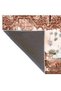 Beige Themed Ancient Town Design Tree and Building Patterned Vintage Decorative Carpet 5076 - 5