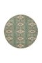 Green Cream Baklava Traditional Woven Base Washable Carpet Miravip9106 - 4