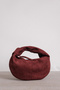Burgundy Suede Mini Jordie Women's Handbag