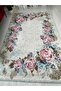 Rose Model Elastic Velvet Carpet Cover - 3
