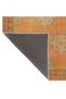 Yellow Framed Traditional Woven Base Washable Carpet Miravip9140 - 5