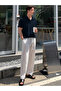 Men's Oversize Polo Neck Waffle T-Shirt POLOYAKA-BUTTONED - 4