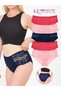 Women's Panties, Women's Lace Cotton Panties Burgundy Salmon Navy Blue