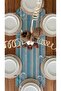 Placemat of 6, Light Brown, Linen Effect, Placemat and Table Runner Cover, New Collection - 3